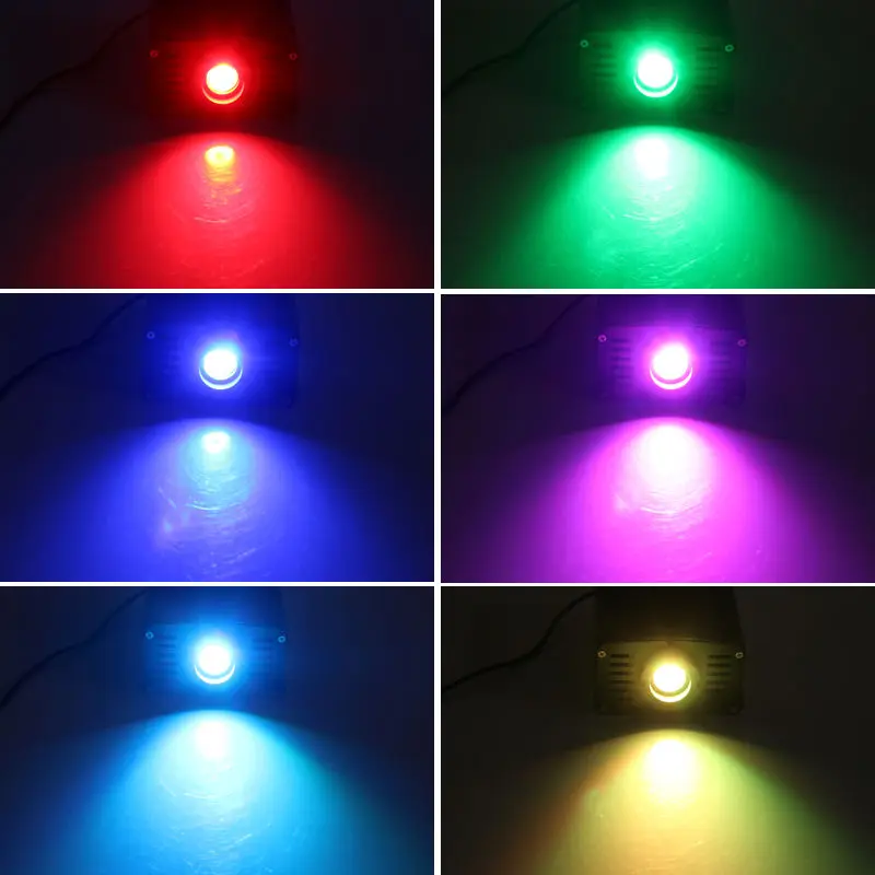 Dispositivo de iluminação led para fibra óptica, controlador remoto por toque 2.4g 16w rgbw, dispositivo de iluminação faça você mesmo, pmma, multicolorido