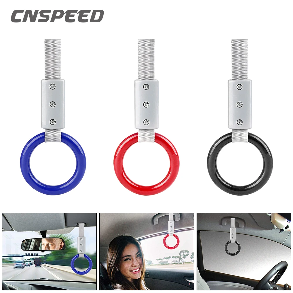 Car Styling Tsurikawa Ring Heart Train Bus Handle Hand Strap Drift Charm Strap Drift Auto Accessories Blue Red Black