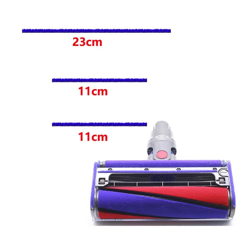 ل دايسون V6 V7 V8 V10 V11 مكنسة كهربائية لينة الأسطوانة رئيس لينة أفخم قطاع الأسطوانة شفط الأزرق خرطوم جزء