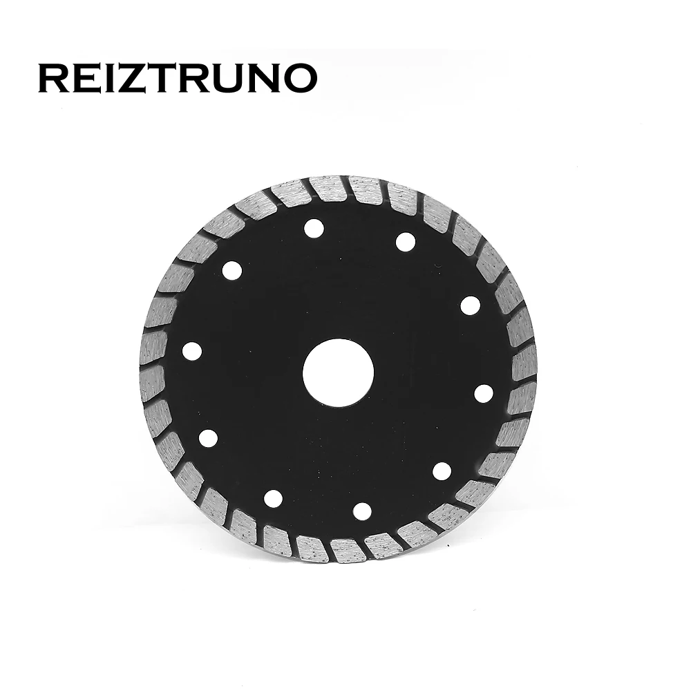 REIZTRUNO 125 millimetri Diamante Seghe Lama 5-Pollici wide Continuo Turbo 8 MILLIMETRI Segmenti Per Smerigliatrice Granito Quarzo Secco o strumento