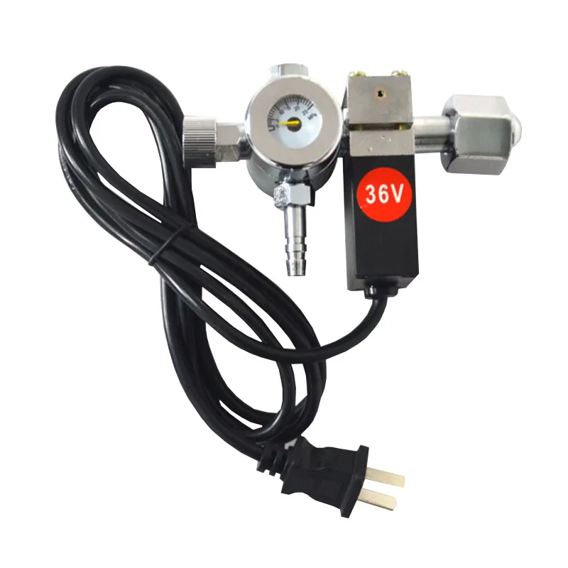 

36v/220v carbon dioxide meter heater CO2 decompression meter all copper two-shielded welder pressure reducing valve