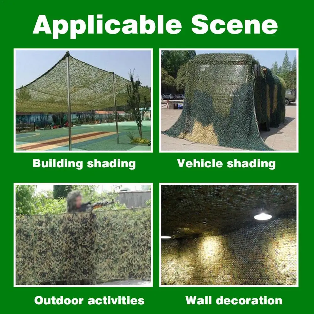 Woodland Camo Netting Camouflage Net 3D Leaf Privacy Protection Camouflage Mesh For Camping Forest Garden Decoration Landscape