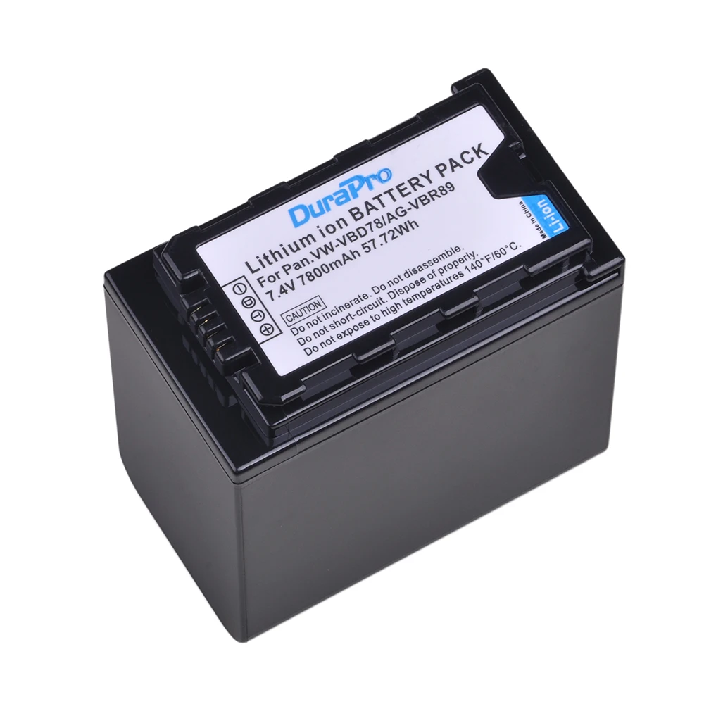 7800mAH VW-VBD78 VBD78 AG-VBR89 Battery for Panasonic AJ-HPX260MC,HPX265MC,PX270,PX285MC,PX298,AG-FC100,HC-X1000 VBD58 VBD29