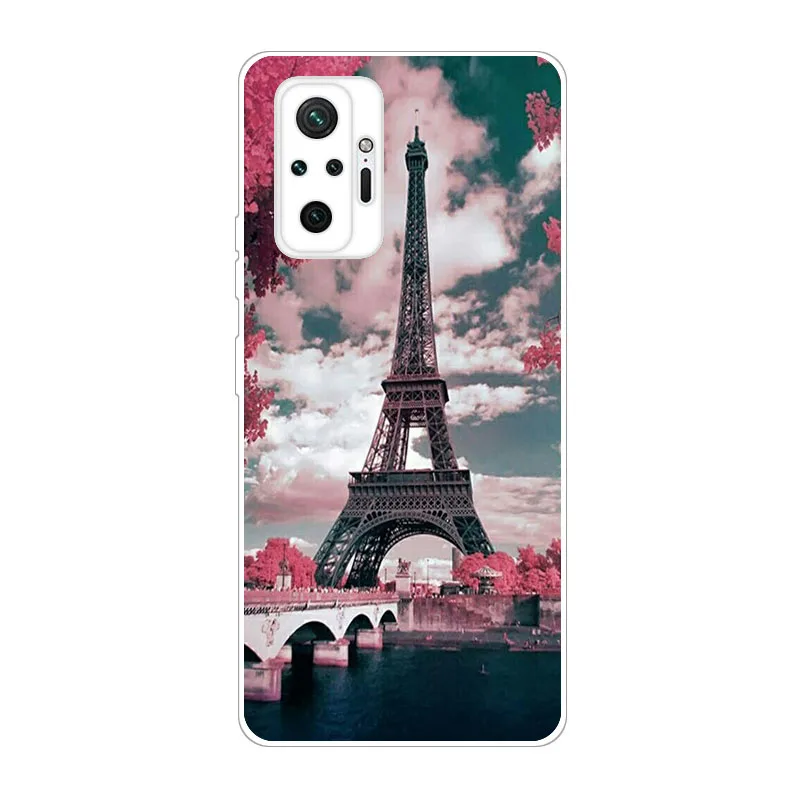 For Xiaomi Redmi Note 10 Case 6.43\'\' Transparent Soft TPU Phone Cover for Redmi Note 10 Pro Cases Note10 4G Silicone Clear Bumpe