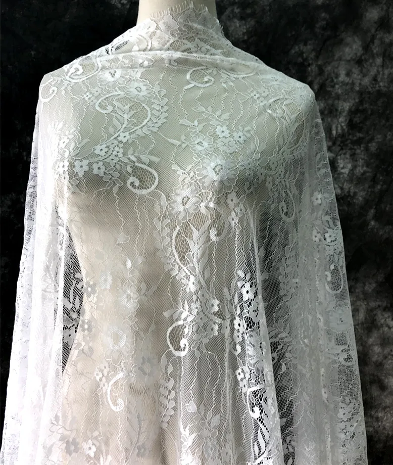 French wedding veil dress lace skirt dress lace decoration accessories curtain table cloth lace fabric