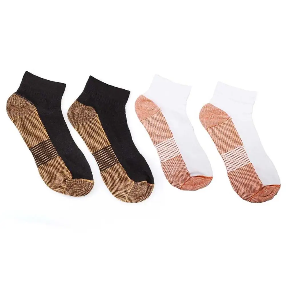 Copper Fiber Pure Cotton Sports Magic Socks Bamboo Fiber Sports Sweat Socks For Various Outdoor Activities Black, White