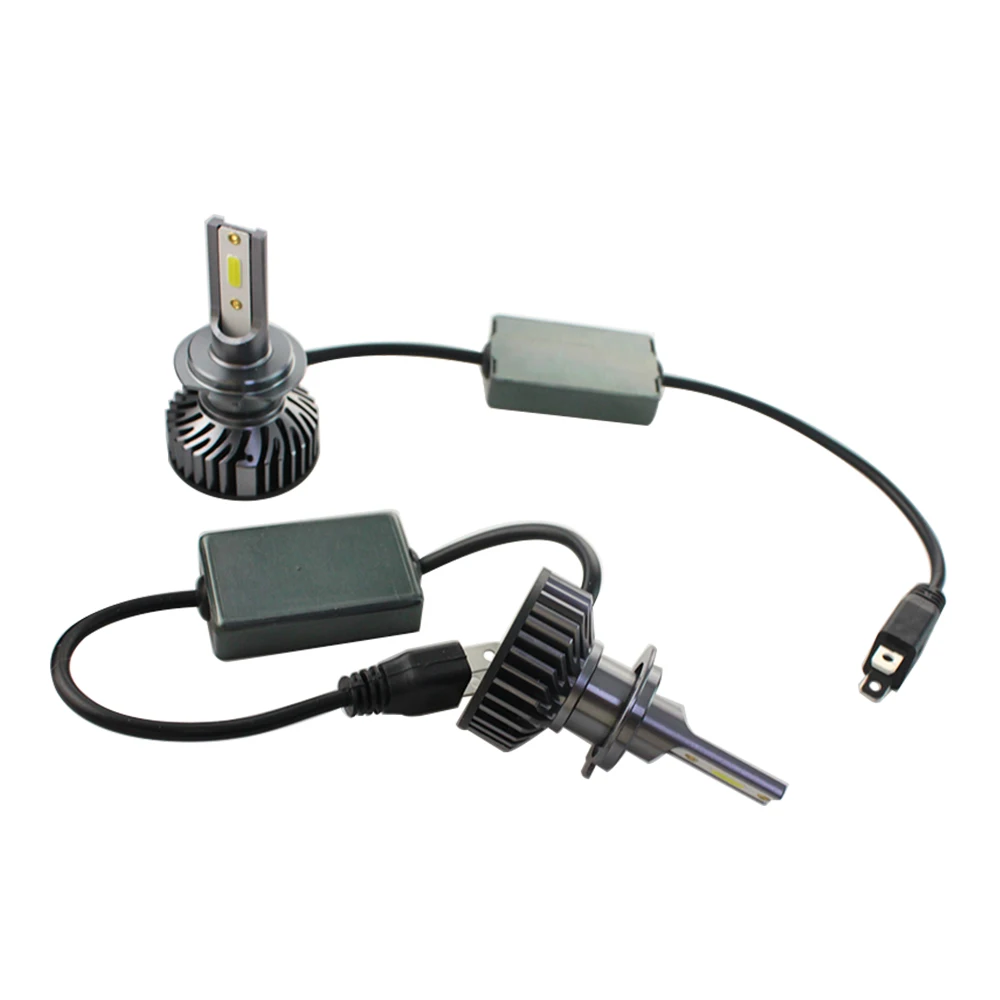 PAMPSEE Car Headlight H7 LED H4 LED H1 H11 H3 H13 H27 880 9006 9007 72W 8000LM 6500K 12V 24V Auto Headlamp COB Fog Light Bulb