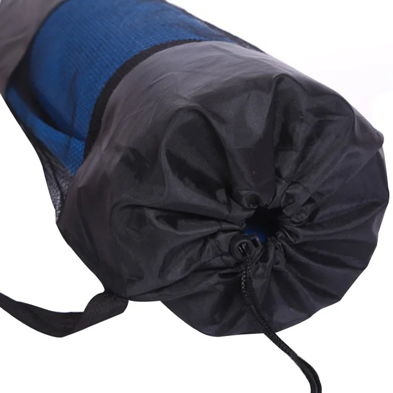 Lezyan المحمولة الرباط اليوغا حصيرة شبكة حقيبة