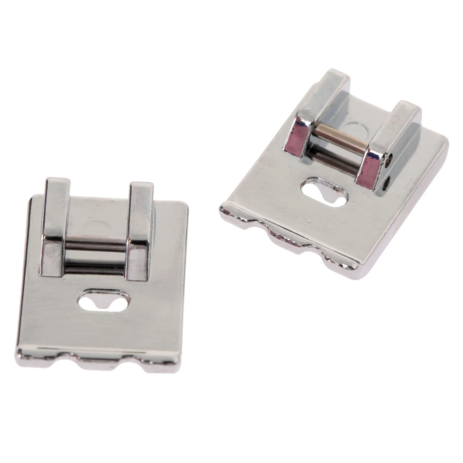 1Pc Domestic Sewing Machine Zig-zag Stitching Presser Foot Double Welting Cording Piping Foot/Feet For Singer Brother Juki