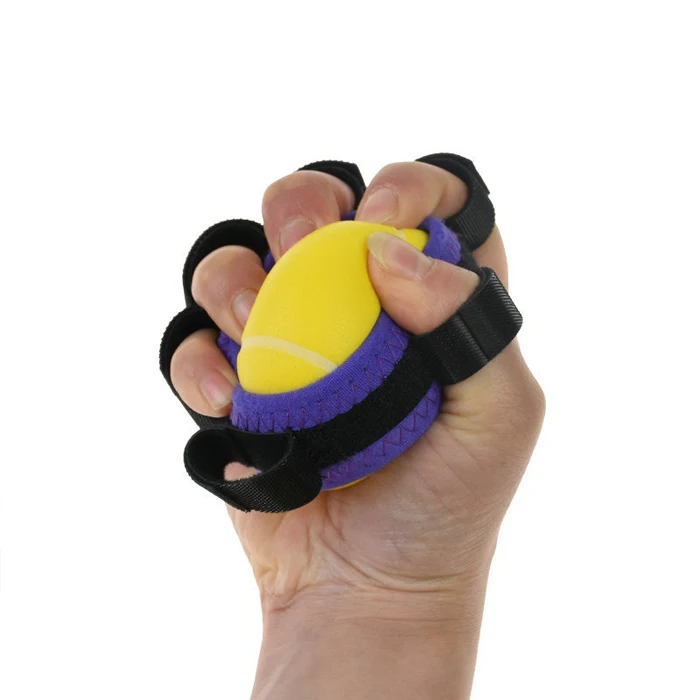 تدريب إعادة تأهيل كرة التدريب على الإصبع لتخفيف السكتة الدماغية والشلل النصفي ومعدات الأصابع المنقسمة يدويًا