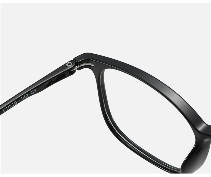 Tr90 quadratische kurzsichtige Brille mit Grad Frauen Männer Retro klarer Spiegel kurzsichtige Brille 0 -0.5 -1.0 -1.5 bis -6.0 transparent – Detail 12