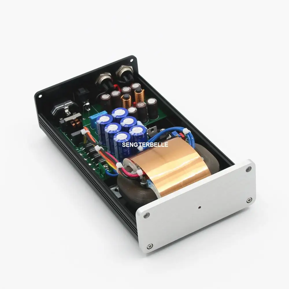 

Finished 50W R-Core HiFi Ultra-low Noise Home Audio Linear Power Supply DC5V 9V 12V 15V 18V 24V