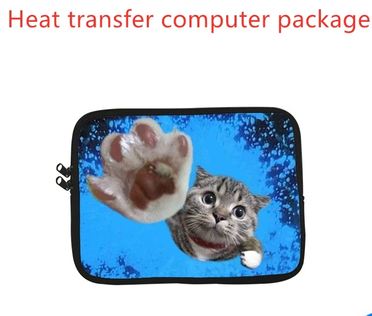 

Sublimation blank heat transfer printing 8 inch tablet PC liner bag customized laptop cover printing new DIY gifts 4pcs/lot