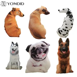 3D Puppy Shape Cushion Throw Pillow PP Cotton Inner Cartoon Puppy Sleeping Chair Pillow Plush Gift For Children Home Decor