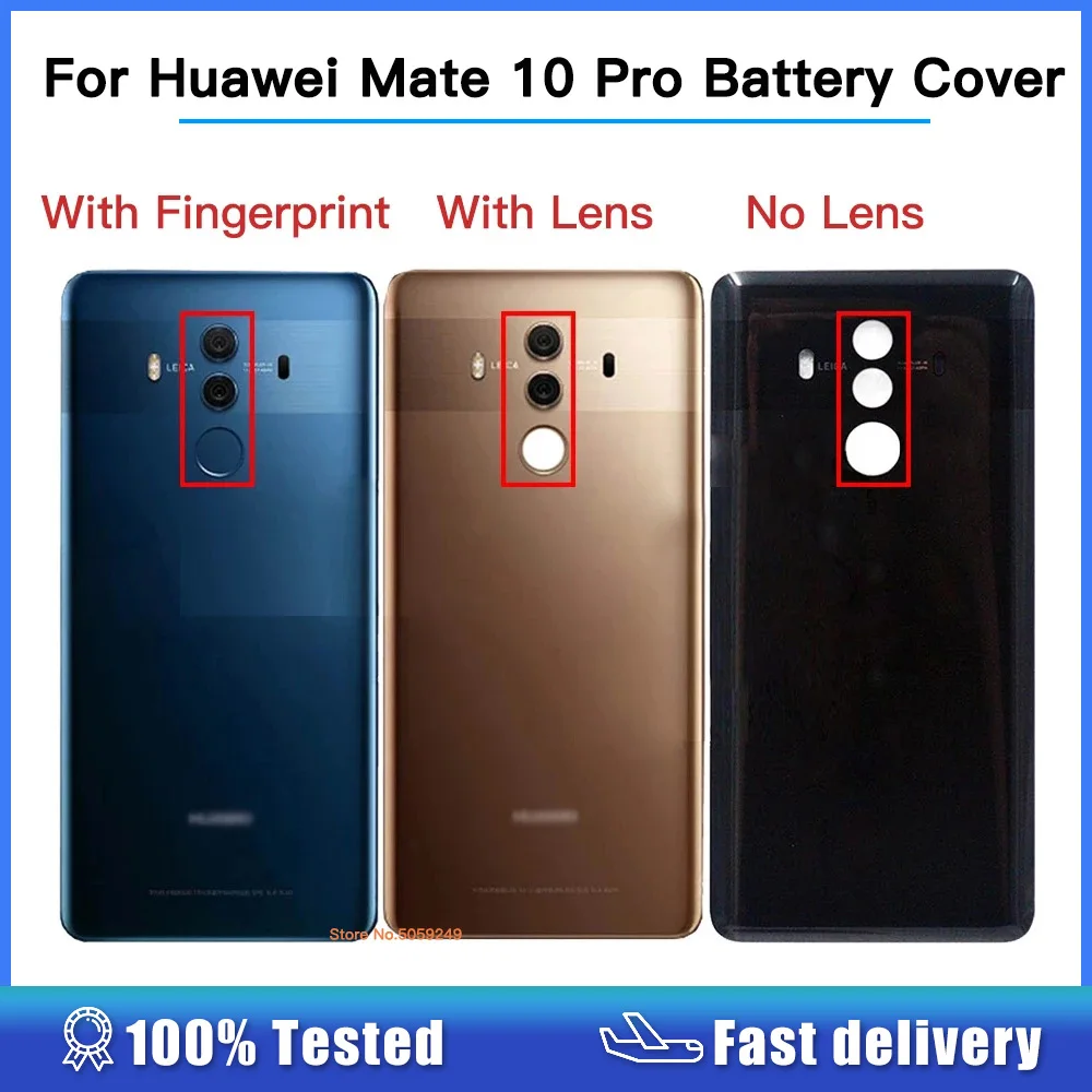 

6.0" For Huawei Mate 10 Pro Back Battery Cover Door Rear Glass Housing Case For Huawei Mate10 Pro Battery Cover Mate10Pro