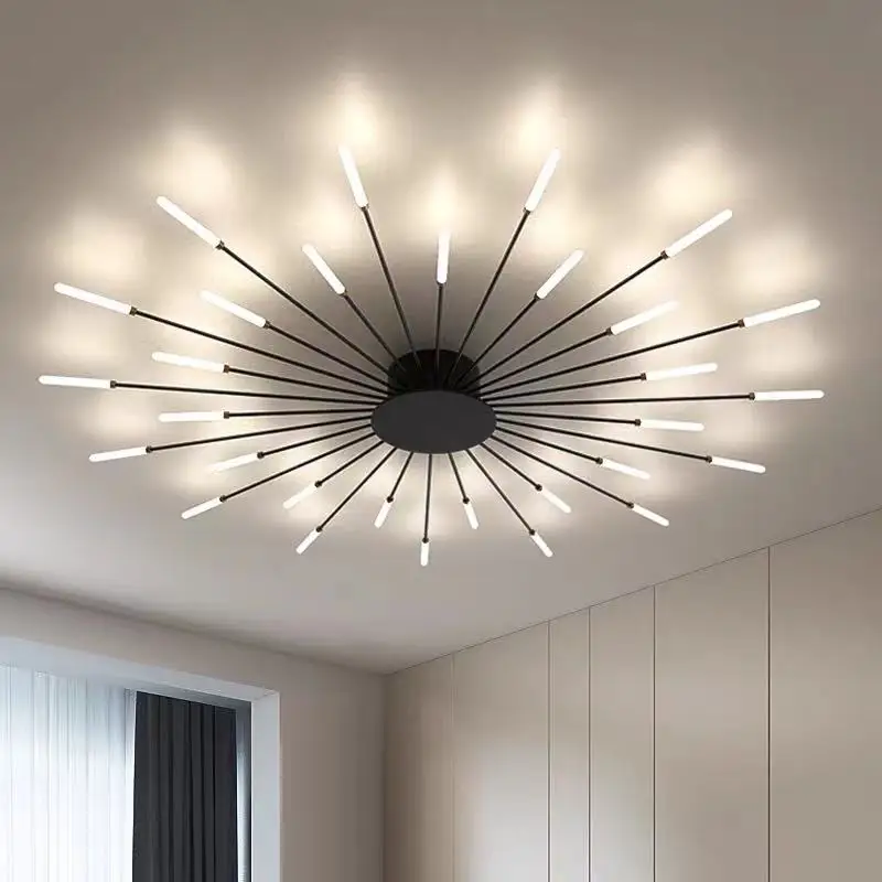 

Living room lamp ceiling lamp modern minimalist atmosphere light luxury bedroom lamp creative firework lamp