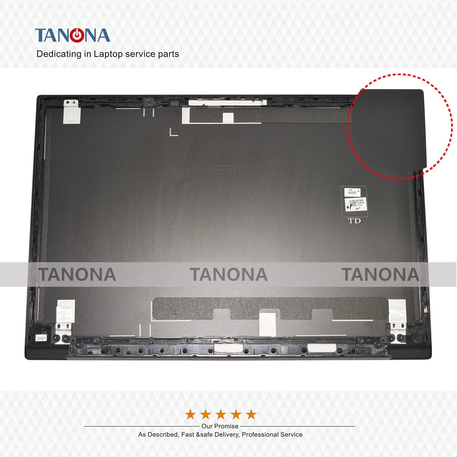 Orig New 02DL866 01LW413 01LW414 Black For Lenovo ThinkPad E580 E585 E590 E595 Lcd Cover Rear Lid Back Cover Lcd Front Bezel