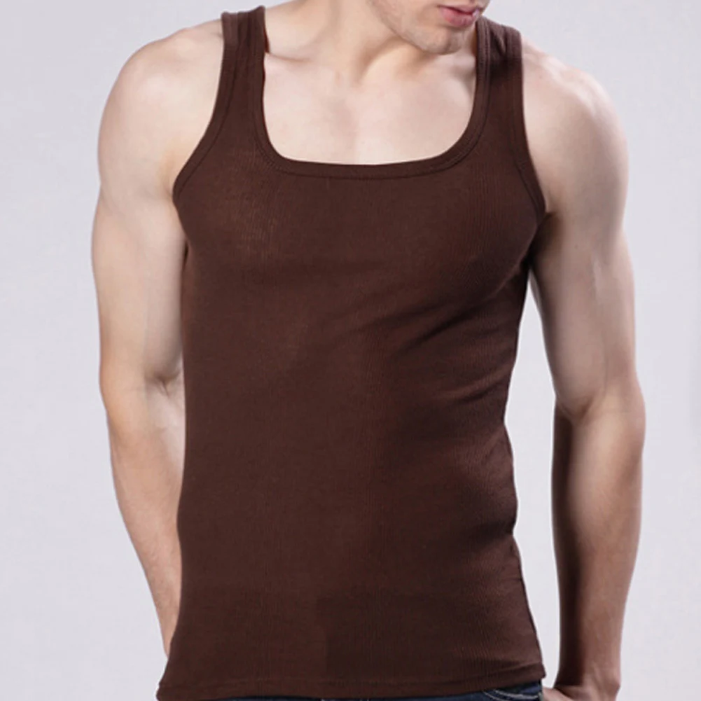 Men's Cotton Tank Top Underwear Men High Quality Bodybuilding Singlet Sleeveless Slim Fit Vest Men Tank Tops