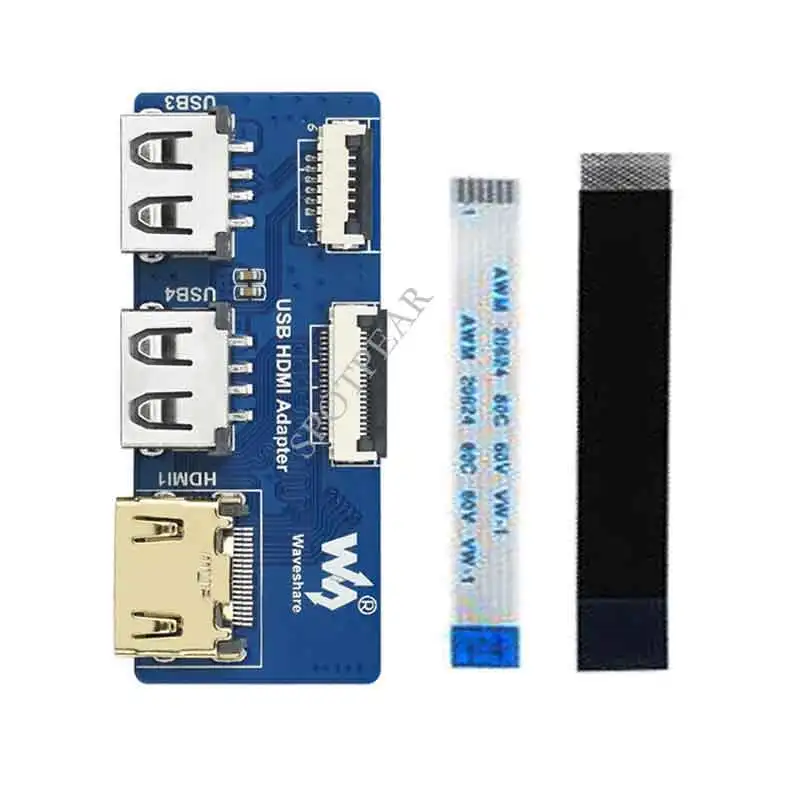 

Raspberry Pi Compute Module 4 CM4 USB HDMI Adapter Adapting FFC Connector To Standard Connector