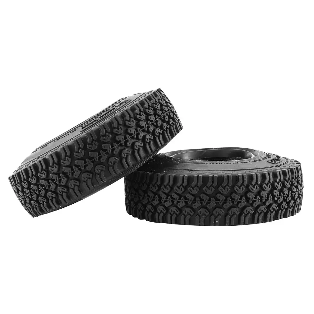 YSIDO 4Pcs 1.55in Soft Rubber Terrain Wheel Tires for RC Crawler Car MST JIMNY Axial AX90069 D90 TF2 Tamiya CC01 LC70 Tyres