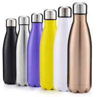 Double-Wall Insulated Vacuum Flask Stainless Steel Water Bottle BPA Free Thermos for Sport Water Bottles 500 ml 750 ml 1000ml