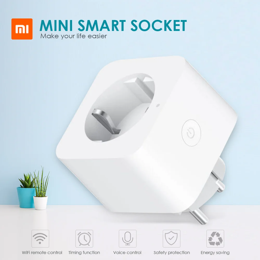 EU Version Xiaomi Mi Smart Socket Plug Zigbee EU Plug Mijia Multifunctional Gateway APP Remote Control