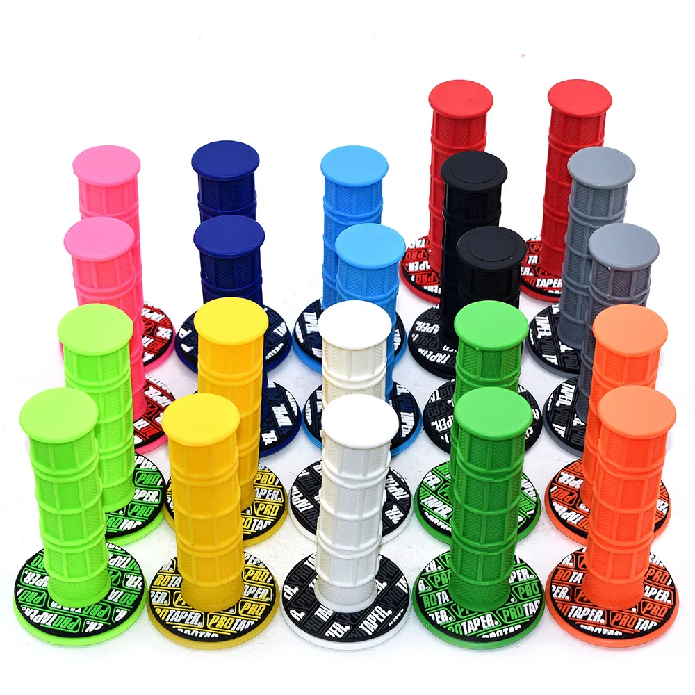 11 Color Gel Rubber Handlebar Grips For CRF YZF WRF KXF KLX RMZ Pit Dirt Bike Motocross Motorcycle Enduro MX Offroad