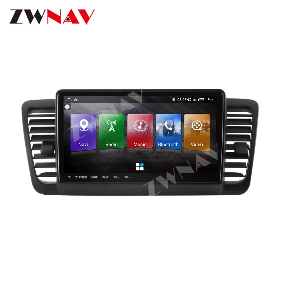 Schermo Android 9 IPS Car Multimedia per Subaru Legacy Outback 2003-2009 Radio registratore unità principale lettore multimediale per auto