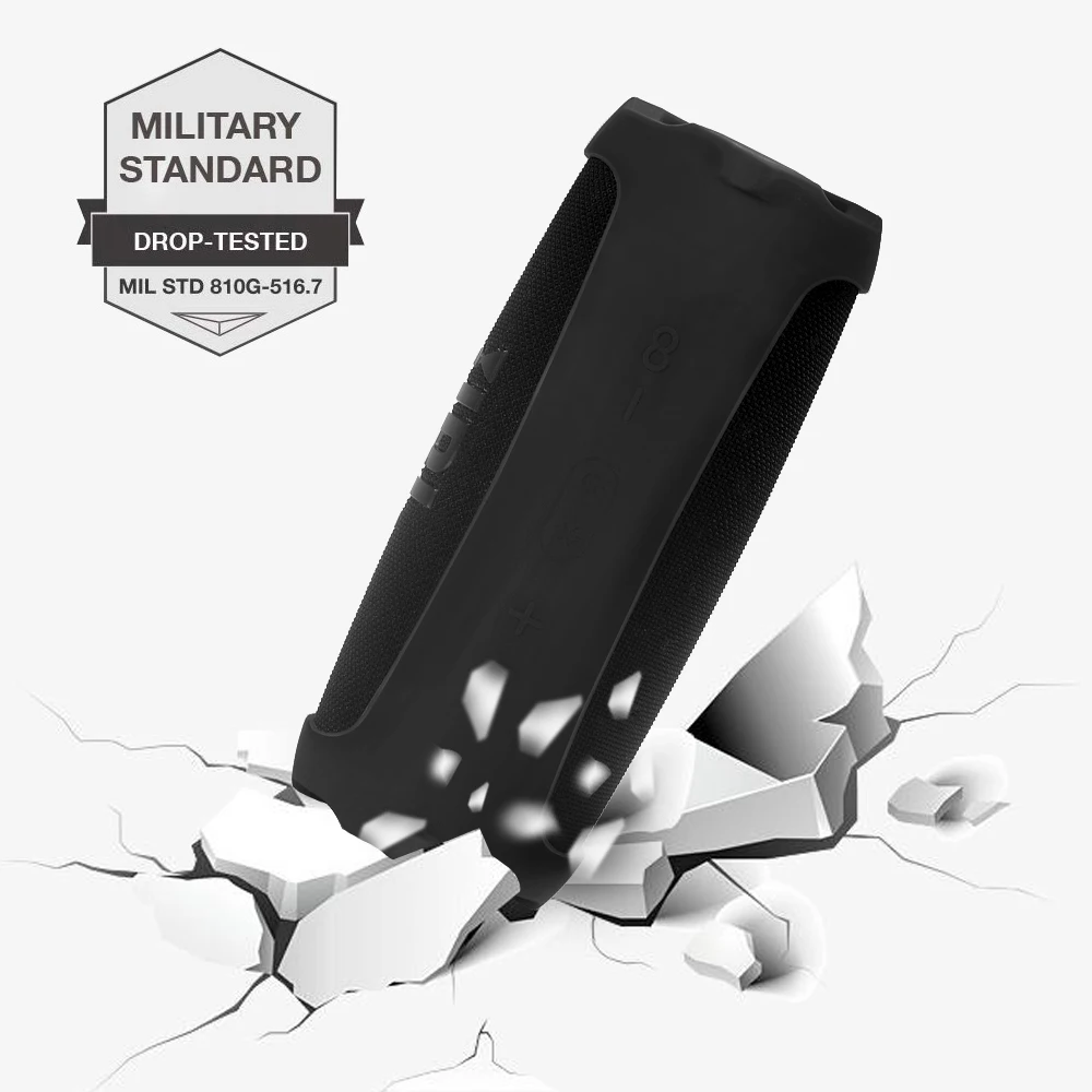 ZOPRORE Neueste Outdoor Reise Silikon Fall Abdeckung Haut Mit Gürtel für JBL Ladung 5 Tragbare Wireless Bluetooth Lautsprecher