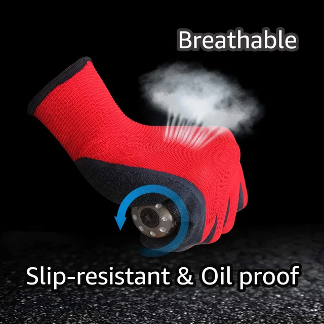 24Pieces/12Pairs Professional Working Protective Gloves For Men Construction Women Garden Nylon Running Glove Obtained CE EN388. 3 24Pieces/12Pairs Professional Working Protective Gloves For Men Construction Women Garden Nylon Running Glove Obtained CE EN388. 3