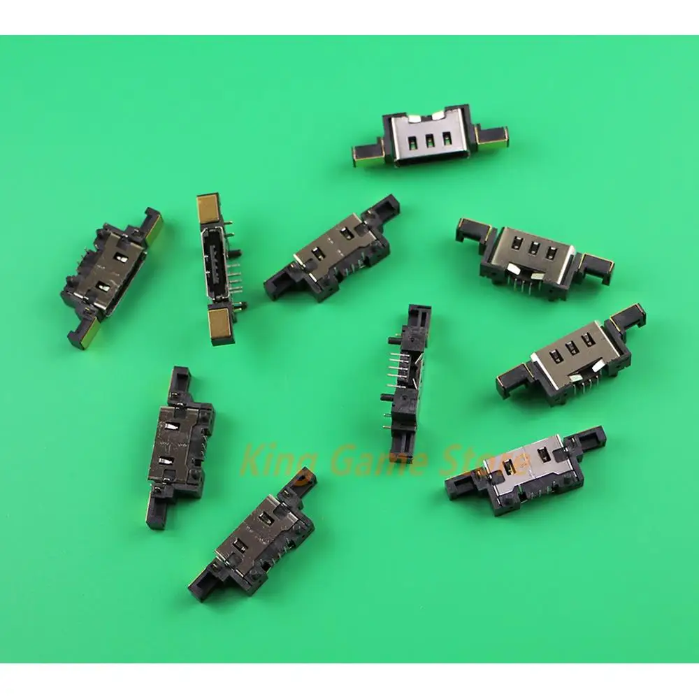 20 piezas toma de corriente puerto de carga conector de enchufe usb reemplazo para consola de juegos Wii U wiiu
