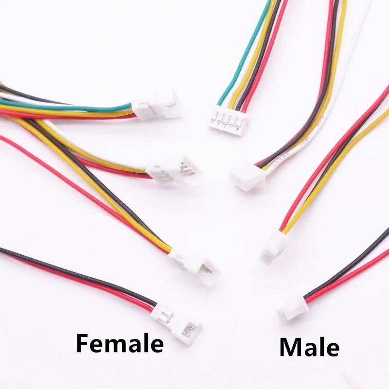 10PCS 15cm JST1.25 PH2.0 XH2.54 2P 3P 4P 5P 6Pin Male Female Plug Electronic Solder Crimp Wire Cable Terminal Connector