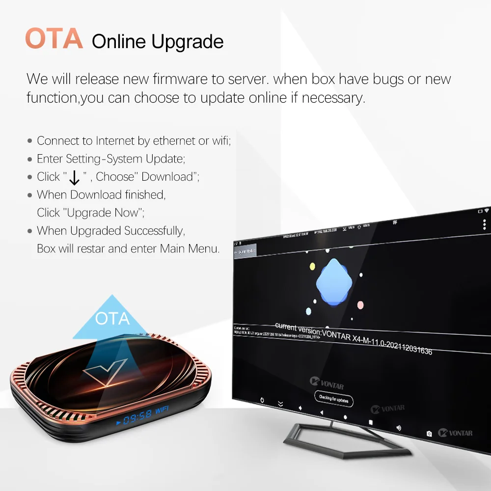 الجملة Amlogic S905X4 صندوق التلفزيون الذكي أندرويد 11 ماكس 4 جيجابايت 32 جيجابايت 1000 متر المزدوج واي فاي 4K AV1 مشغل الوسائط 64 جيجابايت 128 جرام فك التشفير
