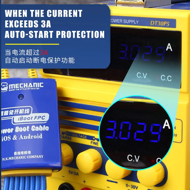 MECHANIKER Telefon Netzteil Test Kabel für Android IOS Boot Linie Motherboard Aktivierung Boot Linie DC Power Control Test Kabel