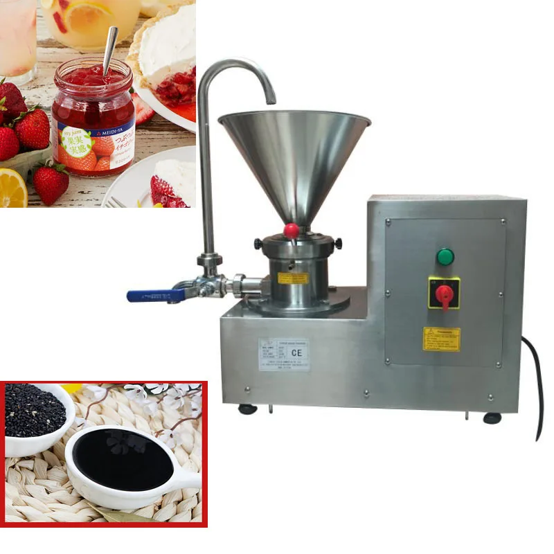 

Food grade chocolate paste/commercial peanut butter making machine Colloid grinding machine split