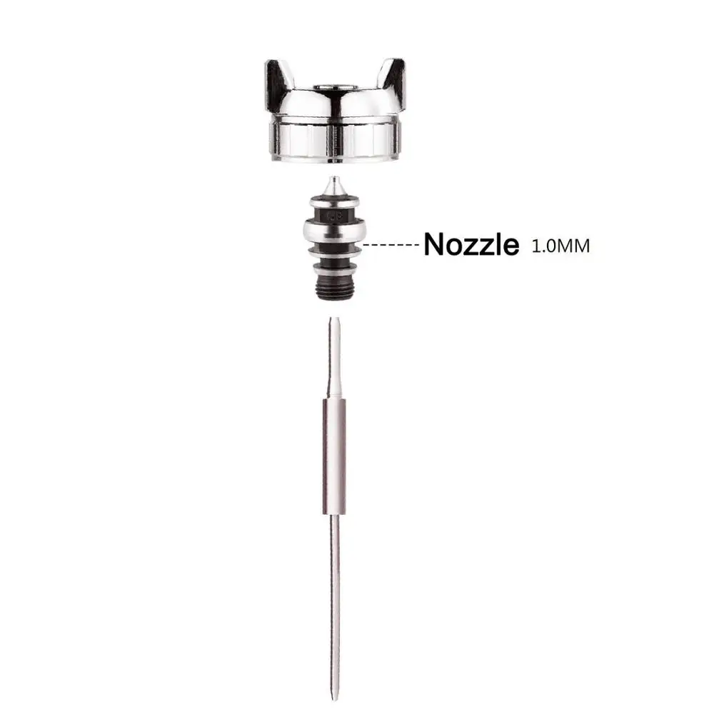Pistola a spruzzo W-71-102G manuale manuale pistola a spruzzo ugello 1.0/1.3/1.5/1.8mm vernice pistola a spruzzo Kit ugello