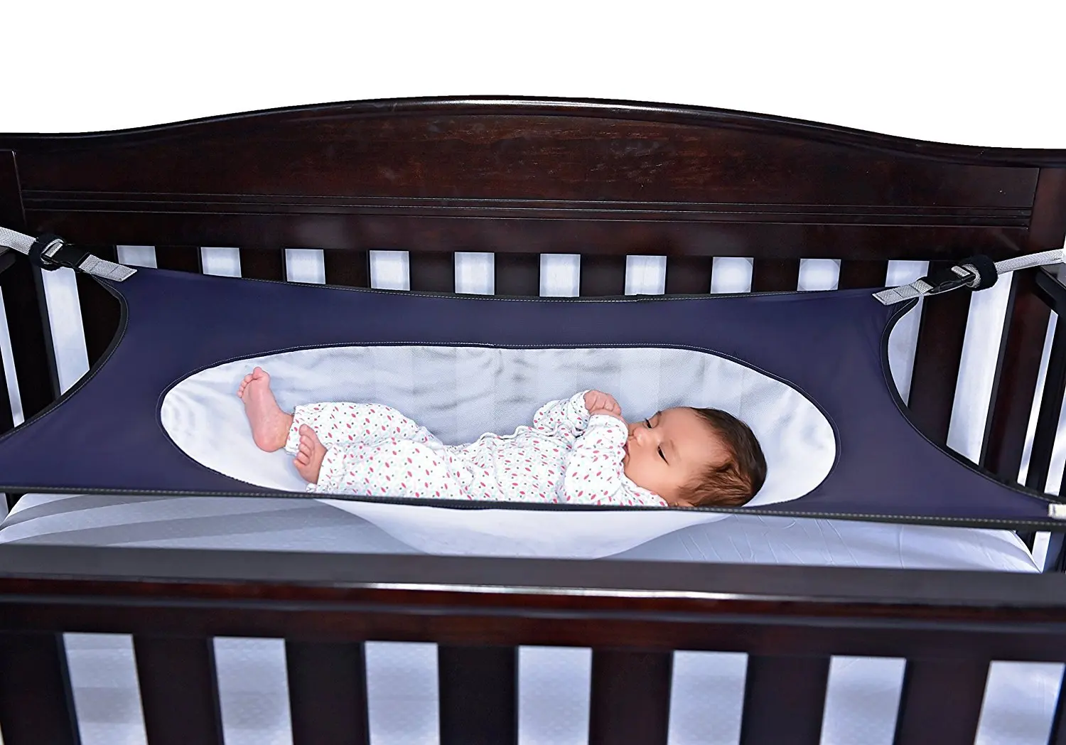 Infant Baby Hammock Newborn Kid Sleeping Bed Safe Detachable Baby Cot Crib Swing Elastic Adjustable Net Bumpers In the Crib