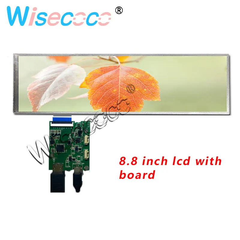 8.8 Inch 1920*480 Lange Strip HSD088IPW1 Touch Screen Tweede Monitor Case Aida64 Display Cpu Gpu Informatie Sub Display case