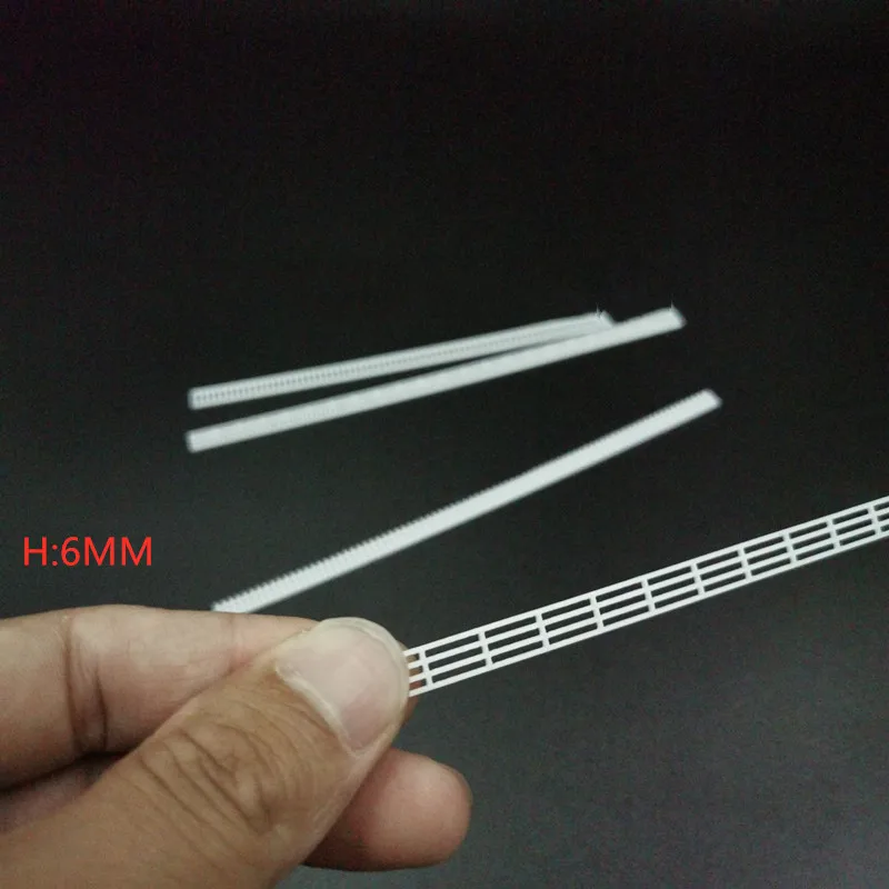 10 pz/lotto 6mm ABS modello di costruzione materiale treno ferroviario recinzione Layout casa fai da te