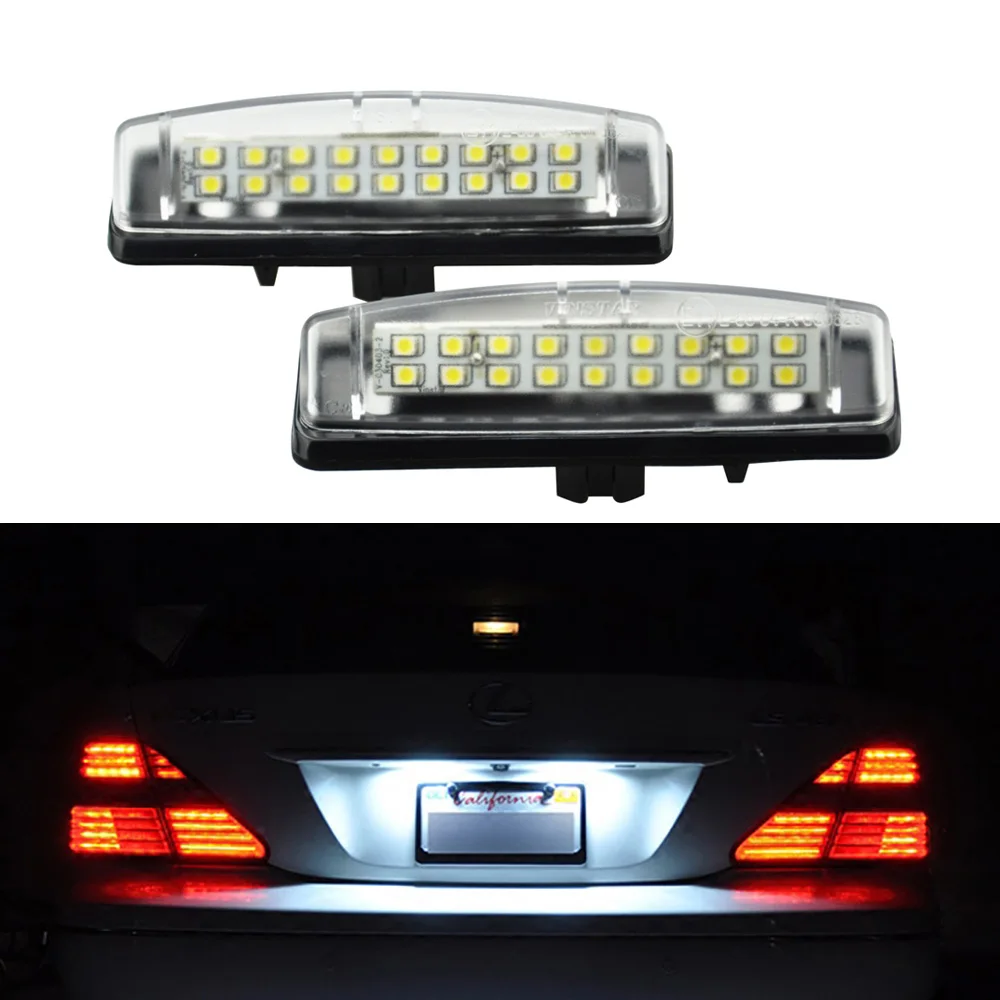 

8127130290 For Lexus Is200 Is300 Ls430 Gs300 Gs400 Gs430 Es300 Es330 Rx300 Rx330 Rx350 Led Car Number License Plate Light Lamp