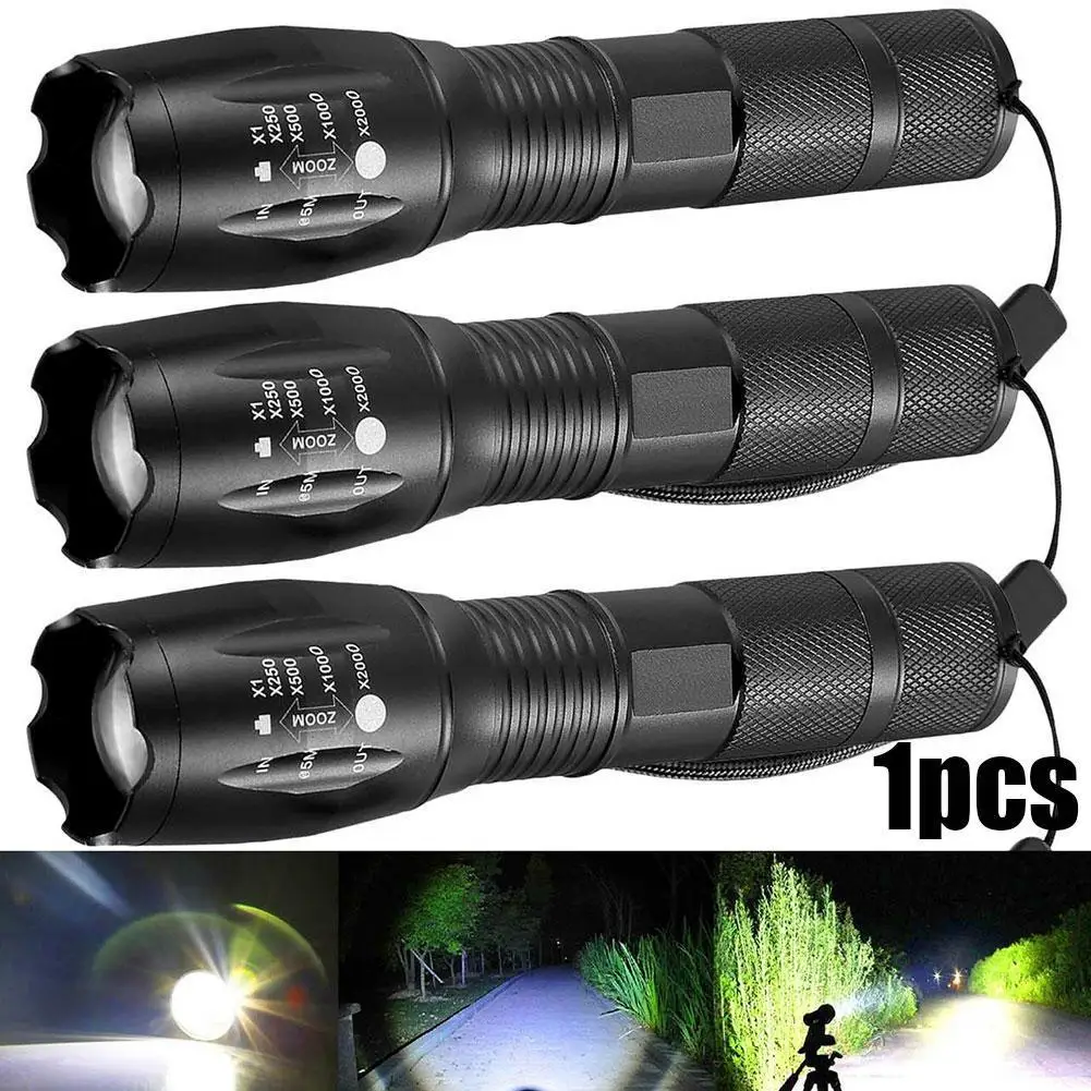 

Led Flashlight Linterna Torch 18650 Battery 5 Modes Outdoor Led flashlight Strong Flashlight Powerful Camping Waterproof