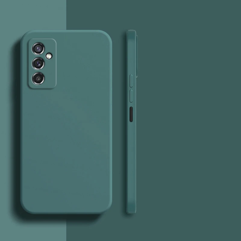 For Samsung Galaxy M52 5G Case Galaxy M23 M33 M53 M52 M12 A13 A33 A53 Cover Shockproof Liquid Silicon Phone Case Samsung M52 5G