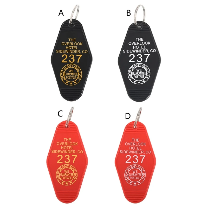 Hotel Room 237 Tag Hotel Motel Keychain Hotel 237 Keyrings Jewelry Unisex