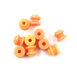 Easy-to-Install Orange 6*2 Plastic Belt Pulley Toy Accessories 6mm Diameter Technology Model Parts 62A