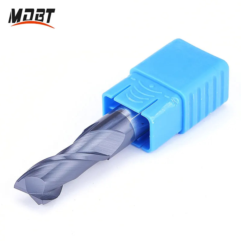 Fresa in metallo duro HRC45 utensili da taglio in lega di tungsteno acciaio 4 flauti 2 flauti 4mm 5mm 6mm 8mm 12mm fresa