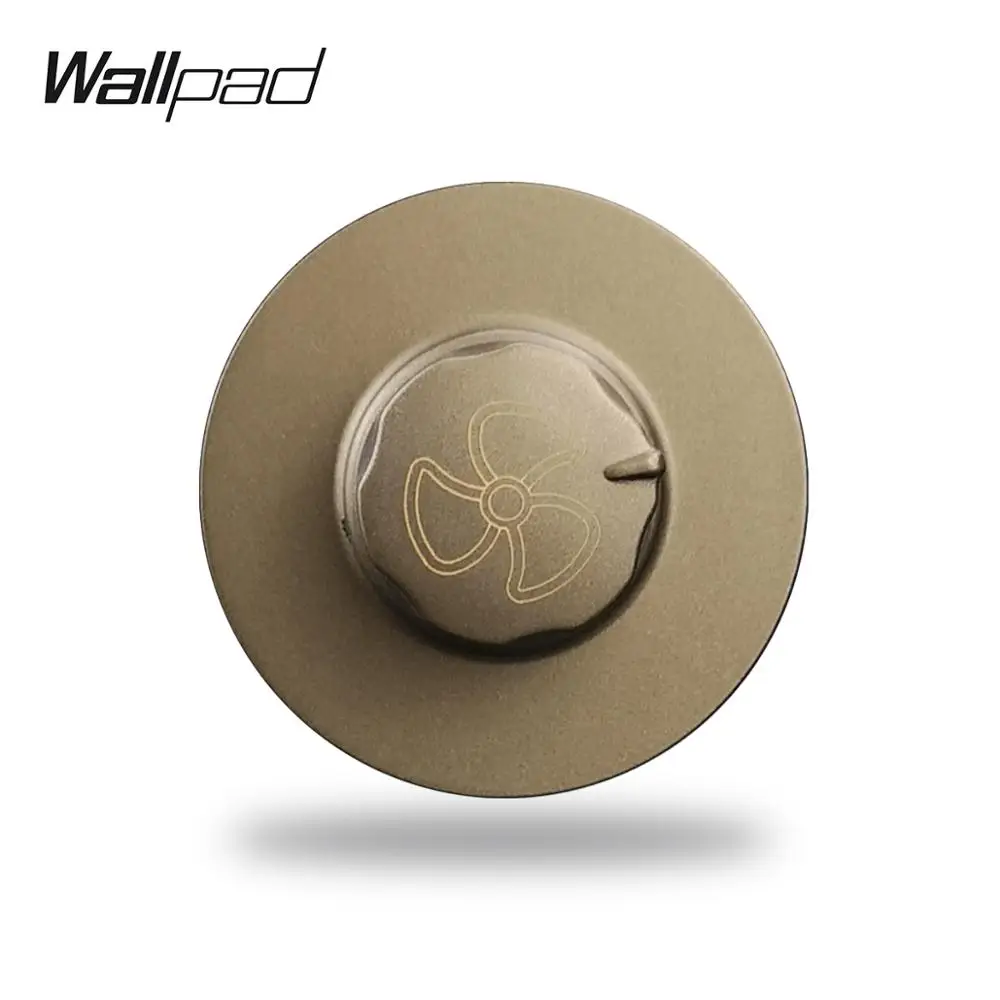 Bruine wandschakelaar 1 2 3 4-voudige lichtschakelaar Bewegingssensor Licht Mat aluminium framepaneel Gratis combinatie, L6-serie