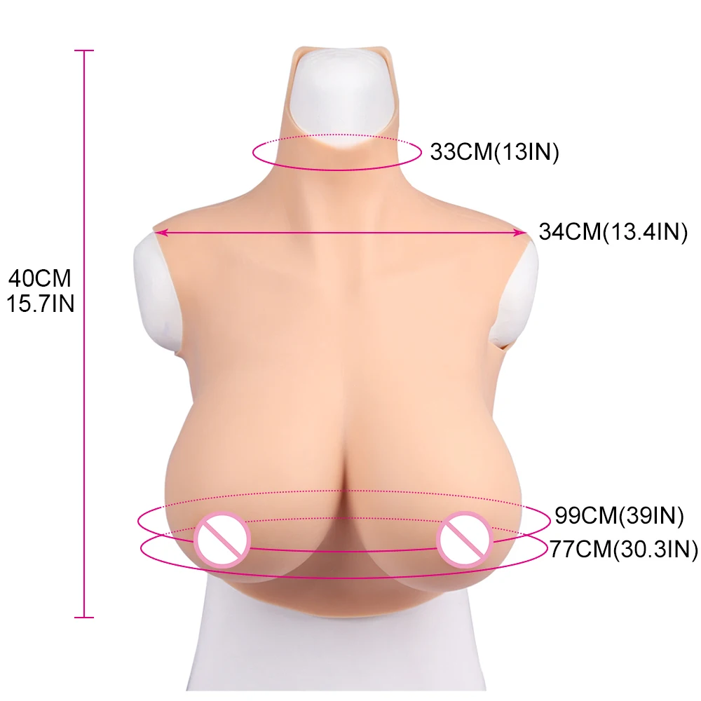 Tgirl Big Boobs Breast Forms G Cup Mastectomy Fake Boobs Prosthesis for Crossdresser Transvestite Dragqueen Transgenders Cosplay