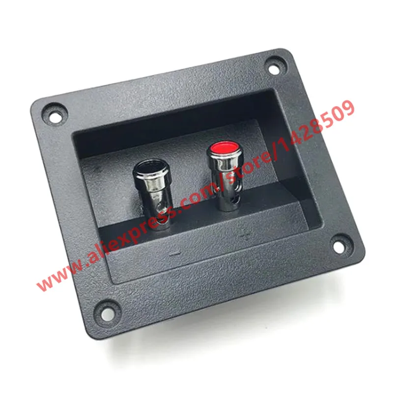 1pc WP2-19 ABS 2 Positions Spring Wiring Terminal Auto Horn Subwoofer Speaker Junction Box Connector DIY Replacement