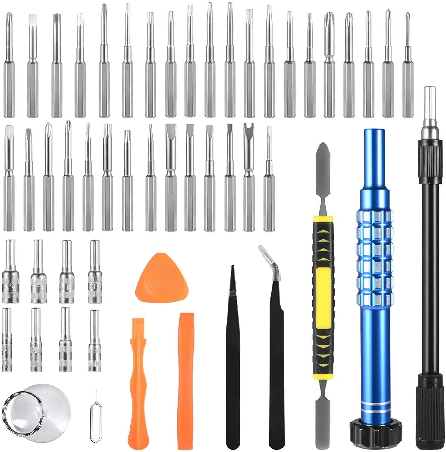 55 in 1 Screwdriver Set of Screw Driver Bit Set Multi-function Precision Mobile Phone Repair Device Hand Tools Torx Hex