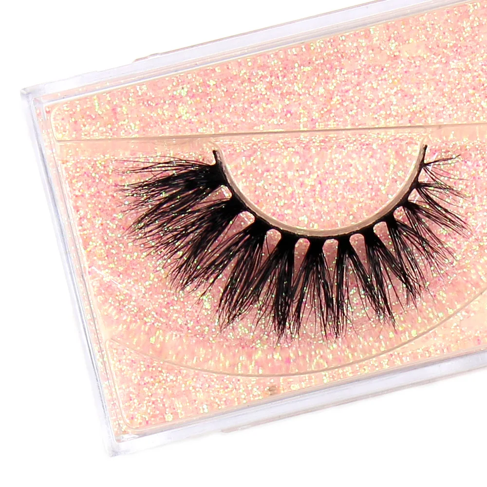 Luxuriöse Nerz-Kunstwimpern Voluminöse Wispy Strip Lashes Natürlicher Look Weich Bequem zu Tragen Wiederverwendbare Künstliche Wimpern Make-up Schönheit – Detail 25